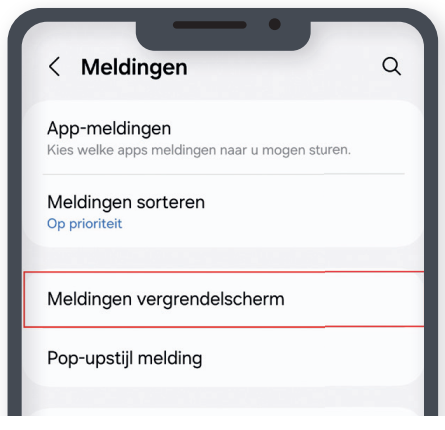 Hide notifications Samsung
