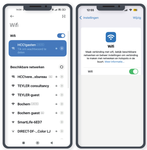 Wifi open connection