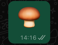 Paddenstoel emoji