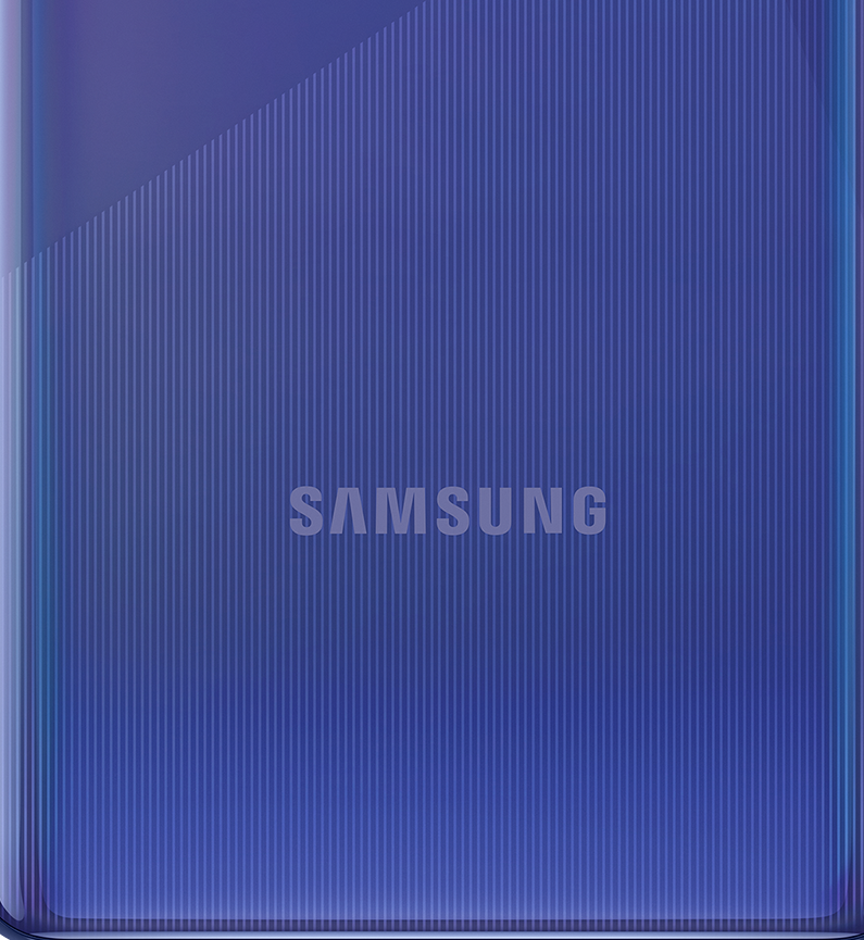 SM 415 GalaxyA41 Blue Back streep