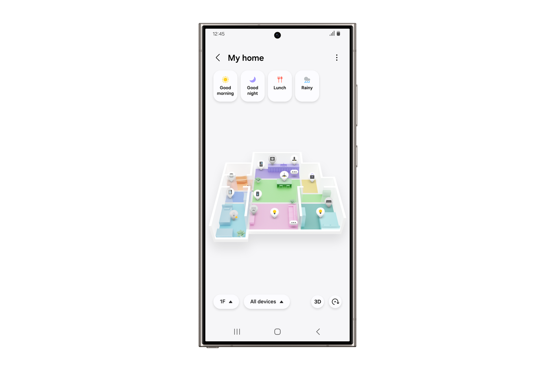 Samsung 3D Map View SmartThings app