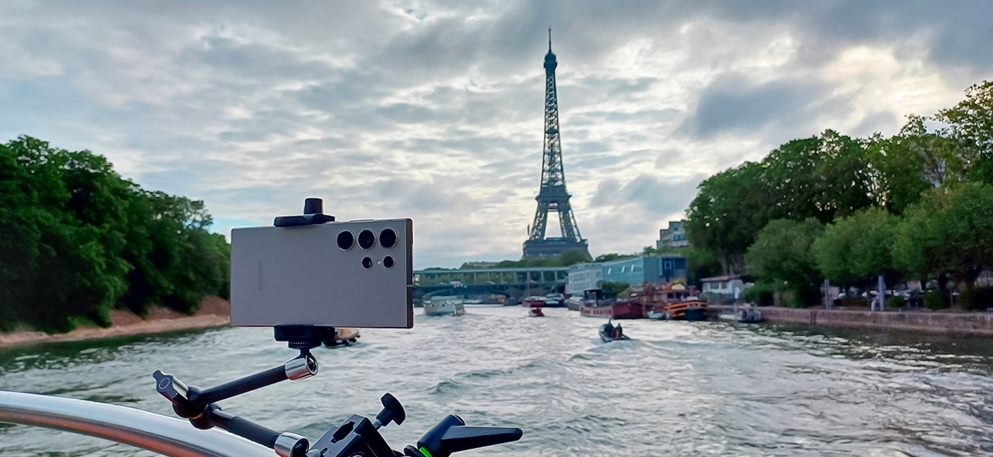Samsung Galaxy S24 Ultra OS Parijs Eiffeltoren