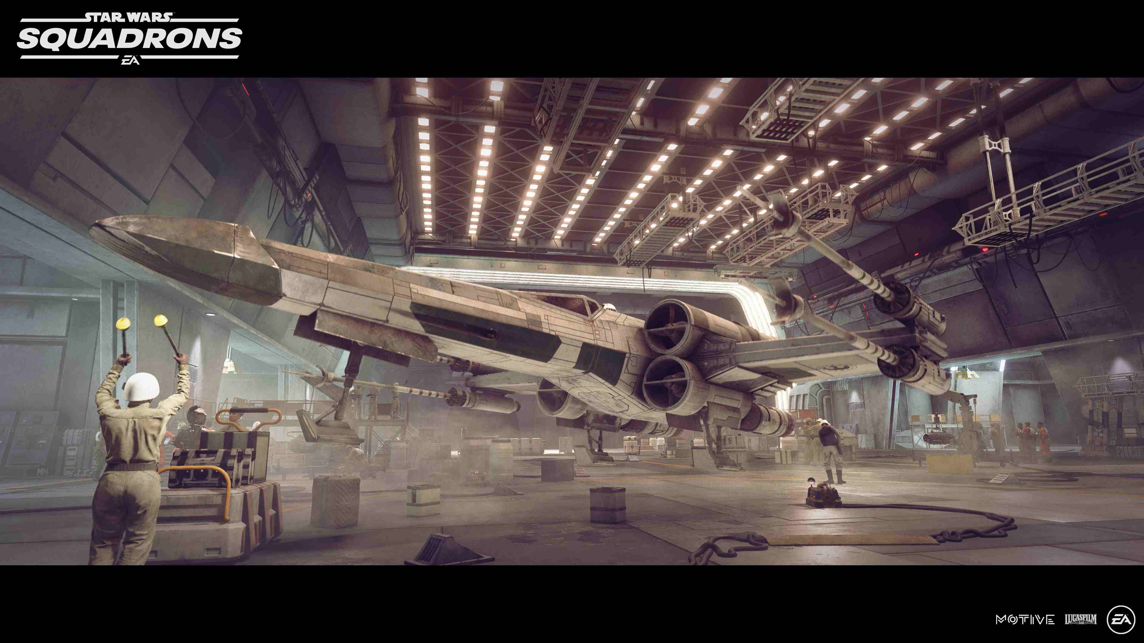 Starwars SCREENS GAME XWING HANGAR in artikel