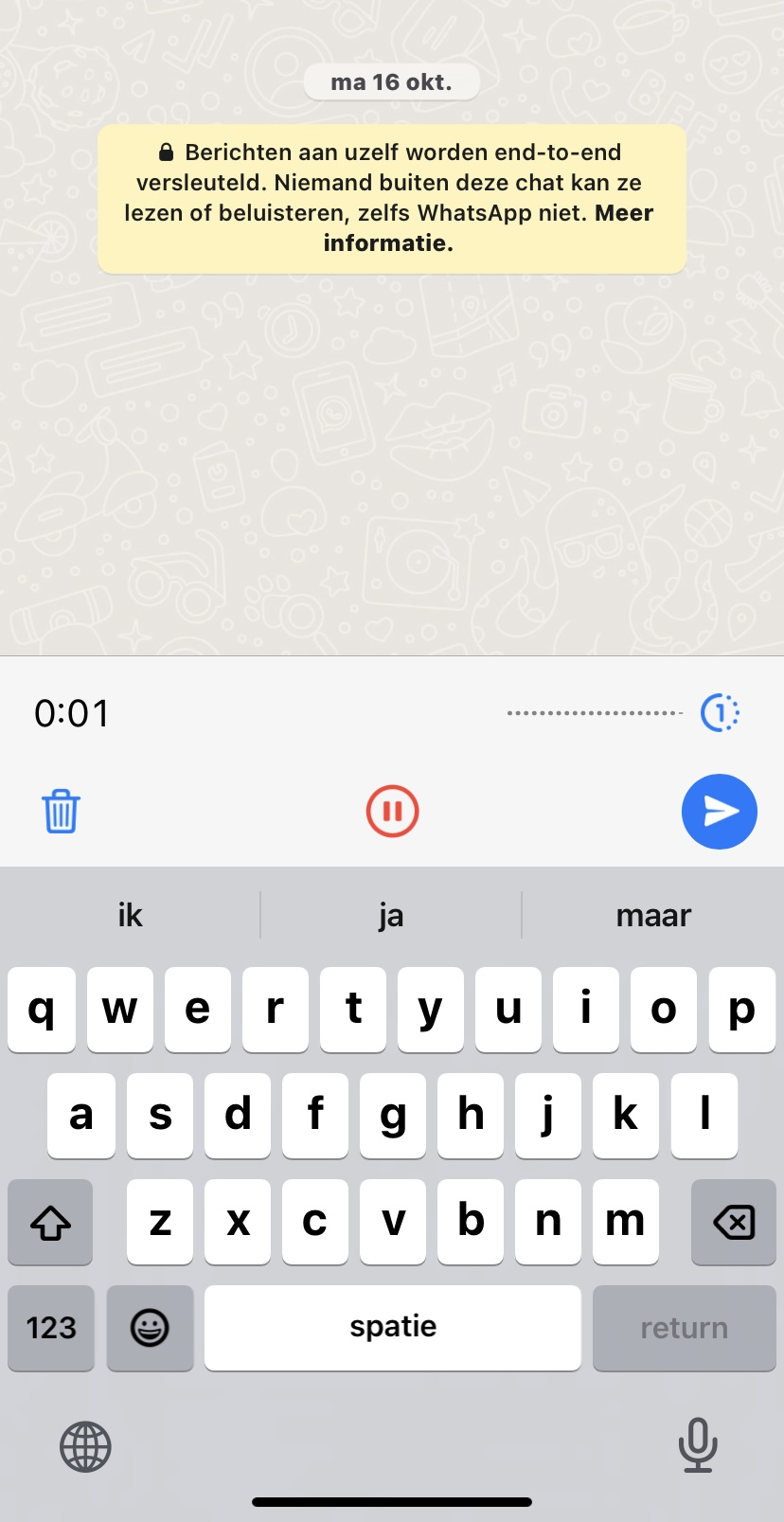 WhatsApp spraakbericht 1