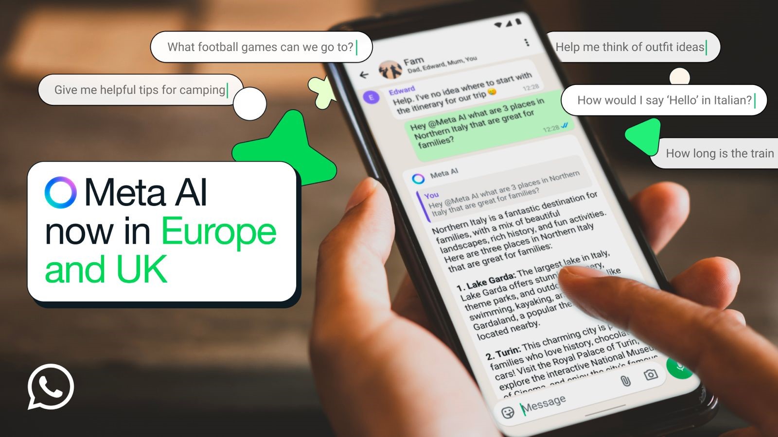 Meta AI now in Europe and UK