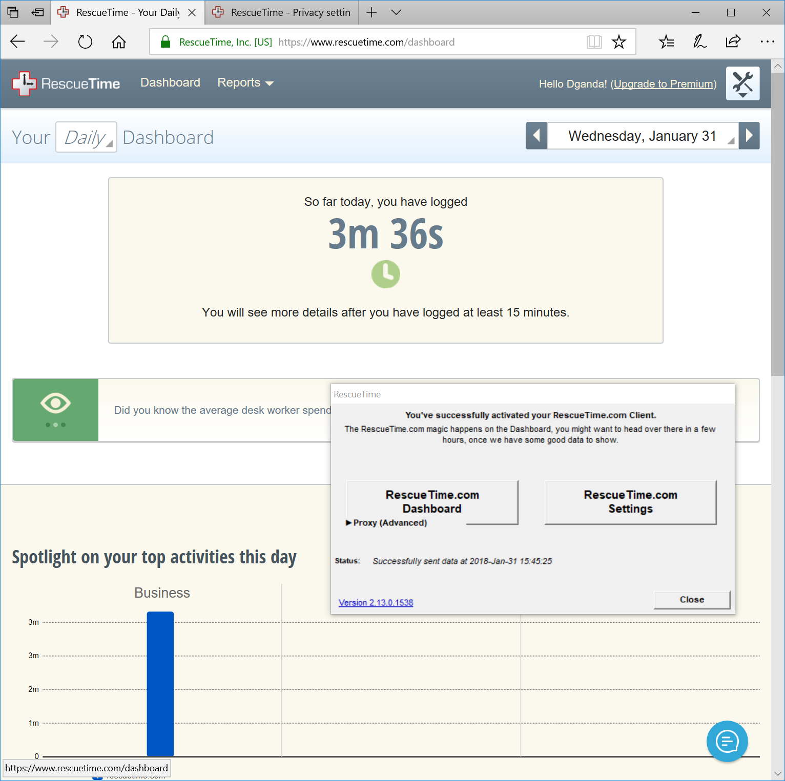 rescuetime