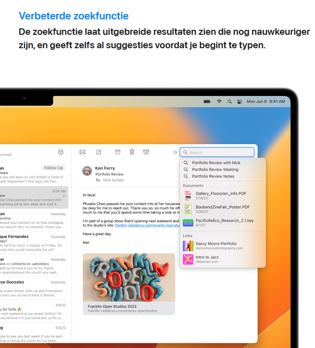 macOS Ventura mail