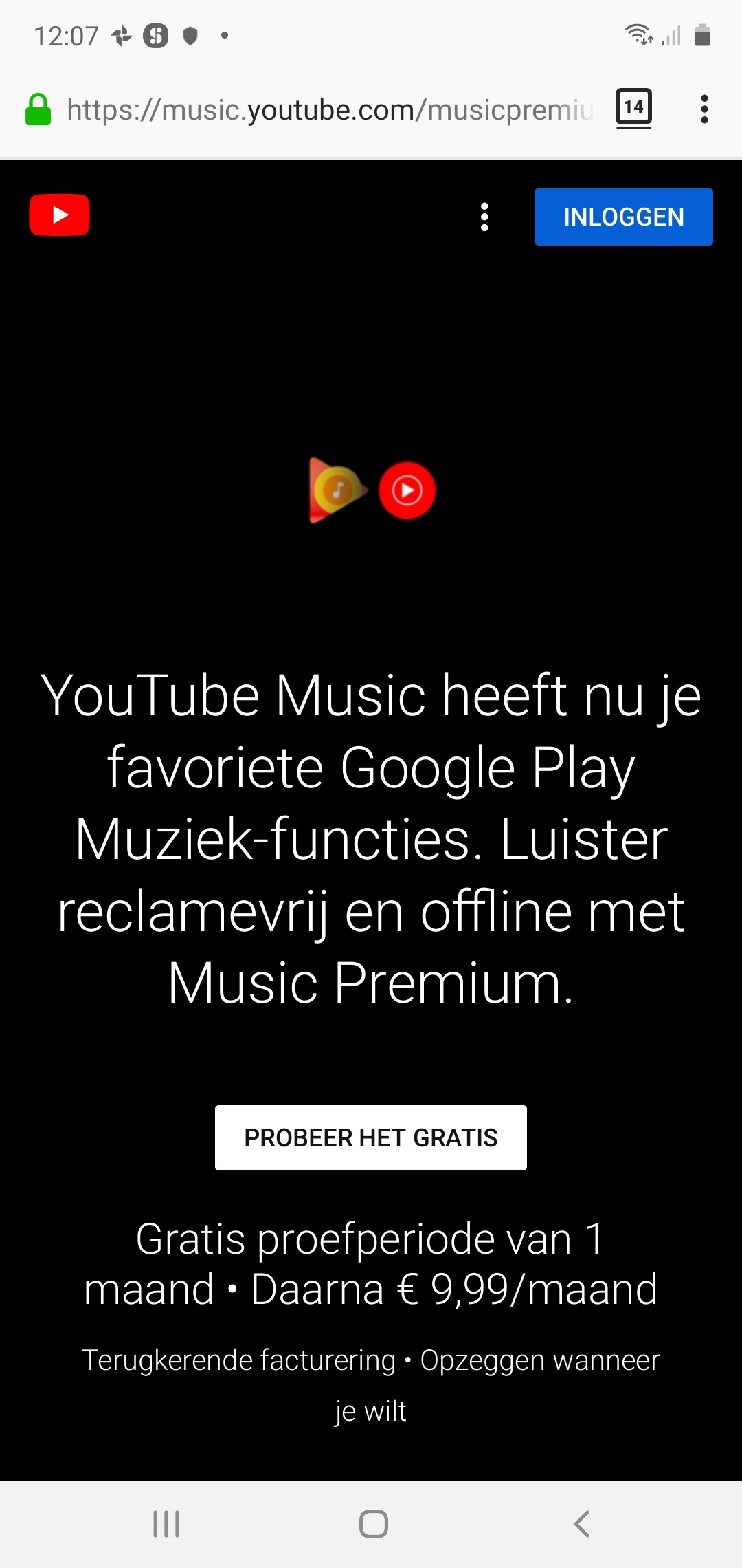 youtube music nl